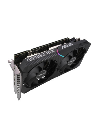 Graphics Card, ASUS, NVIDIA GeForce RTX 3060, 12 GB, 192 bit, PCIE 4.0 16x, GDDR6, GPU 1837 MHz, 1xHDMI, 3xDisplayPort, DUAL-RT