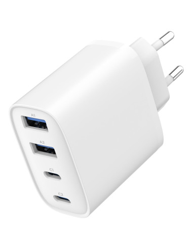 CHARGER USB UNIVERSAL 4P 40W/TA-UC-2A2C-PD40-01-W GEMBIRD