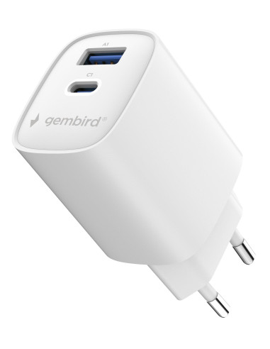 CHARGER USB UNIVERSAL 2P 45W/TA-UC-1A1C-PD45-01-W GEMBIRD