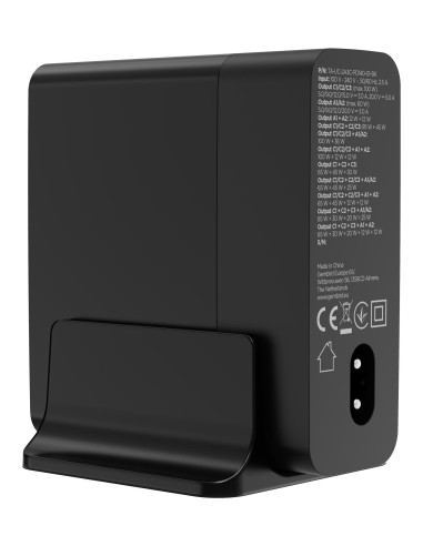 CHARGER USB UNIVERSAL 4P 140W/TA-UC-2A3C-PD140-01-BK GEMBIRD