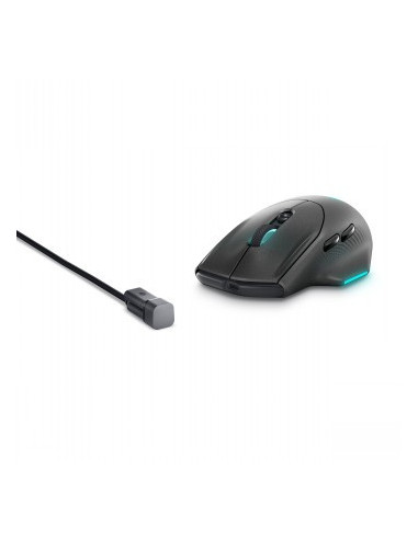 DELL ALIENWARE WIRELESS GAMING MOUSE - AW620M (DARK SIDE OF THE MOON)