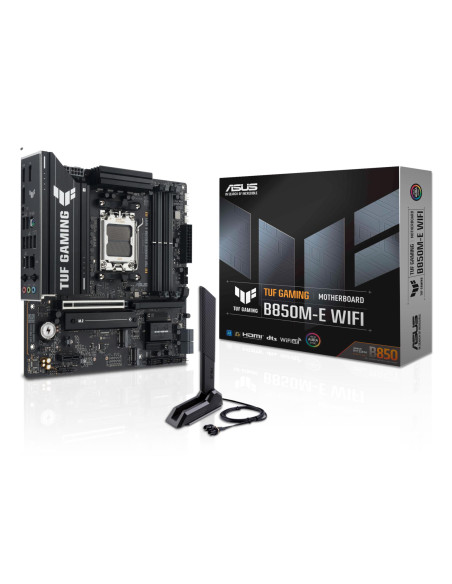 Mainboard, ASUS, AMD B850, SAM5, Micro-ATX, Memory DDR5, Memory slots 4, 1xPCI-Express 4.0 1x, 1xPCI-Express 4.0 16x, 1xPCI-Exp