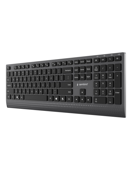 KEYBOARD MULTIMEDIA USB ENG/BLACK KB-MCH-06 GEMBIRD