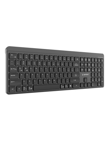 KEYBOARD WRL SLIM 2.4G+BT US/KB-WPS-03 GEMBIRD