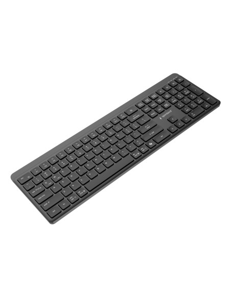 KEYBOARD WRL SLIM 2.4G+BT US/KB-WPS-03 GEMBIRD