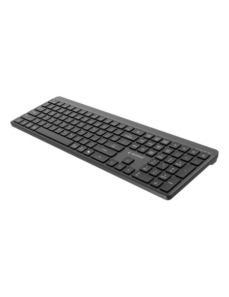 KEYBOARD WRL SLIM 2.4G+BT US/KB-WPS-03 GEMBIRD