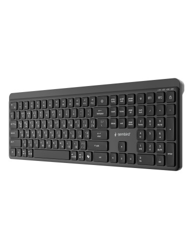 KEYBOARD WRL SLIM BT CYRILLIC/KB-WPS-03-CYRL GEMBIRD