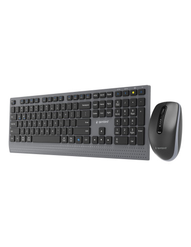 KEYBOARD +MOUSE WRL ENG/BK KBS-WPS-02 GEMBIRD
