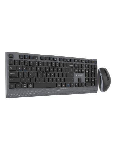 KEYBOARD +MOUSE WRL ENG/BK KBS-WPS-02 GEMBIRD