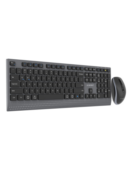 KEYBOARD +MOUSE WRL ENG/BK KBS-WPS-02 GEMBIRD
