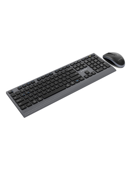 KEYBOARD +MOUSE WRL ENG/BK KBS-WPS-02 GEMBIRD
