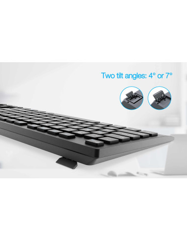 KEYBOARD +MOUSE WRL ENG/BK KBS-WPS-02 GEMBIRD