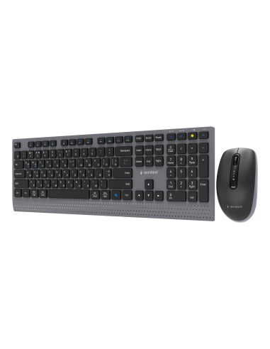 KEYBOARD +MOUSE WRL CYRILLIC/BK KBS-WPS-02-CYRL GEMBIRD