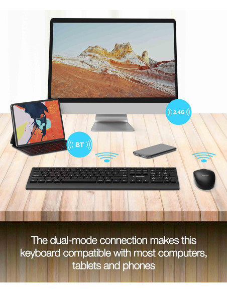 KEYBOARD +MOUSE WRL CYRILLIC/BK KBS-WPS-02-CYRL GEMBIRD