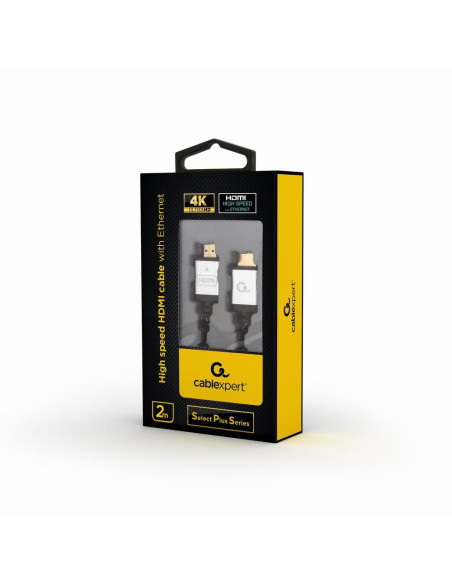 CABLE HDMI-HDMI 2M SELECT/PLUS CCB-HDMIL-2M GEMBIRD