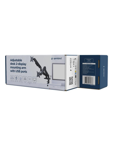DISPLAY ACC MOUNTING ARM/17-32" MA-DA2U-01 GEMBIRD
