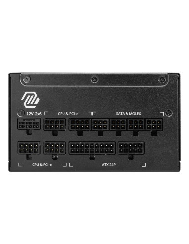 Power Supply, MSI, MAG A1000GL PCIE5 II, ATX 3.1, 1000 Watts, Efficiency 80 PLUS GOLD, PFC Active, MAGA1000GLPCIE5II