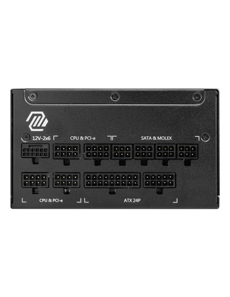 Power Supply, MSI, MAG A1000GL PCIE5 II, ATX 3.1, 1000 Watts, Efficiency 80 PLUS GOLD, PFC Active, MAGA1000GLPCIE5II