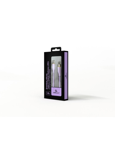 CABLE USB-C 1.5M PREMIUM VIOL./CC-USB2S-CMCM-1.5M-P GEMBIRD