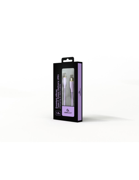 CABLE USB-C 1.5M PREMIUM VIOL./CC-USB2S-CMCM-1.5M-P GEMBIRD
