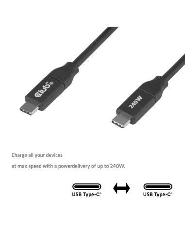 CABLE USB-C 2M/CAC-2506 CLUB3D