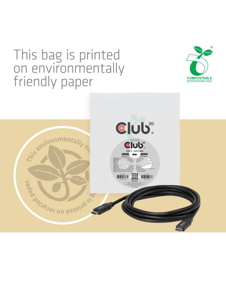 CABLE USB-C 2M/CAC-2506 CLUB3D