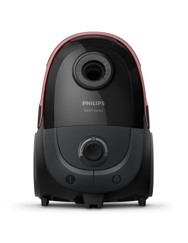 Vacuum Cleaner, PHILIPS, XD5123/10, Bagged, 900 Watts, Capacity 4 l, Noise 77 dB, Black, Weight 4.6 kg, XD5123/10
