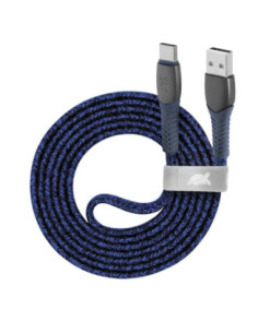 CABLE USB-C TO USB2.0 1.2M/BLUE PS6102 BL12 RIVACASE