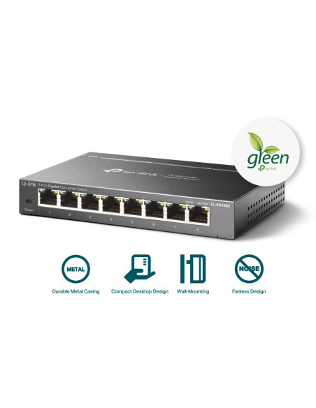 Switch, TP-LINK, 8xRJ45, TL-SG108E