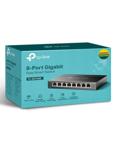 Switch, TP-LINK, 8xRJ45, TL-SG108E