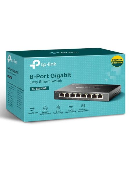 Switch, TP-LINK, 8xRJ45, TL-SG108E