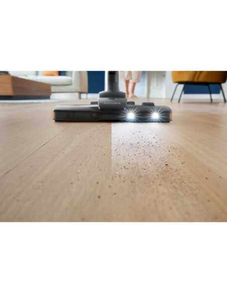 Vacuum Cleaner, PHILIPS, Cordless, 900 Watts, Capacity 4 l, Noise 75 dB, Black / Grey, Weight 5.3 kg, XD8152/12