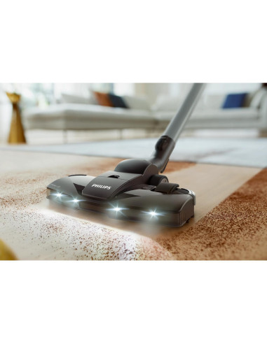 Vacuum Cleaner, PHILIPS, Cordless, 900 Watts, Capacity 4 l, Noise 75 dB, Black / Grey, Weight 5.3 kg, XD8152/12