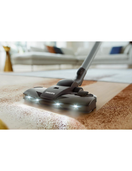 Vacuum Cleaner, PHILIPS, Cordless, 900 Watts, Capacity 4 l, Noise 75 dB, Black / Grey, Weight 5.3 kg, XD8152/12