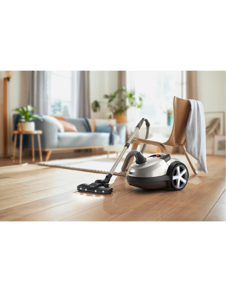 Vacuum Cleaner, PHILIPS, Cordless, 900 Watts, Capacity 4 l, Noise 75 dB, Black / Grey, Weight 5.3 kg, XD8152/12