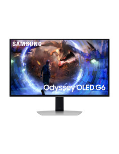 Monitor, SAMSUNG, 27 ", 2560 x 1440 pixels, Quad HD, Native aspect ratio 16:9, OLED, Flat, LS27DG602SUXEN