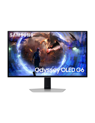 Monitor, SAMSUNG, 27 ", 2560 x 1440 pixels, Quad HD, Native aspect ratio 16:9, OLED, Flat, LS27DG602SUXEN