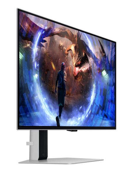 Monitor, SAMSUNG, 27 ", 2560 x 1440 pixels, Quad HD, Native aspect ratio 16:9, OLED, Flat, LS27DG602SUXEN