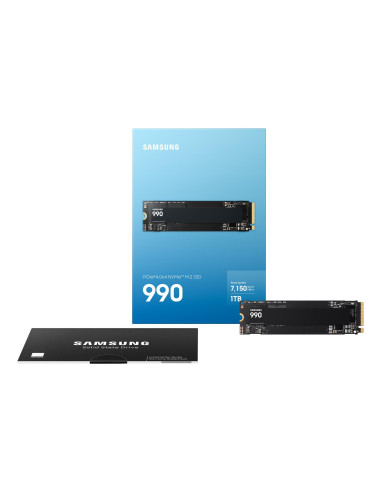 SSD, SAMSUNG, 1 TB, M.2, PCI Express 4.0, NVMe Yes, Write speed 6450 MB/s, Read speed 7150 MB/s, MTBF 1500000 h, Box, MZ-V9V1T0