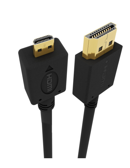 CABLE HDMI-MICRO HDMI 1.8M/V.2.0 BLK CC-HDMID-6 GEMBIRD