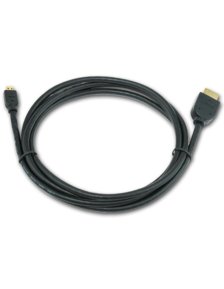 CABLE HDMI-MICRO HDMI 1.8M/V.2.0 BLK CC-HDMID-6 GEMBIRD