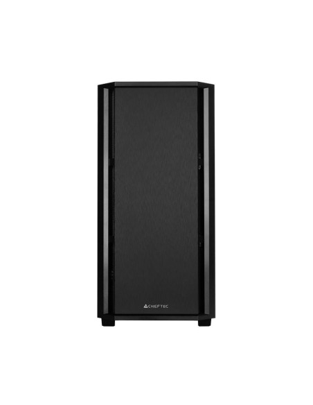 Case, CHIEFTEC, Pro mini, MidiTower, MicroATX, MiniITX, Colour Black, AZ-01B-OP