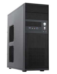 Case, CHIEFTEC, ATX/micro ATX, Black, Midi Tower, PC, CQ-01B-U3-OP, CQ-01B-U3-OP