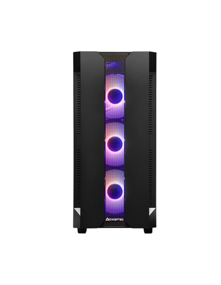 Case, CHIEFTEC, HUNTER, MidiTower, Not included, ATX, MiniITX, Colour Black, GS-01B-OP