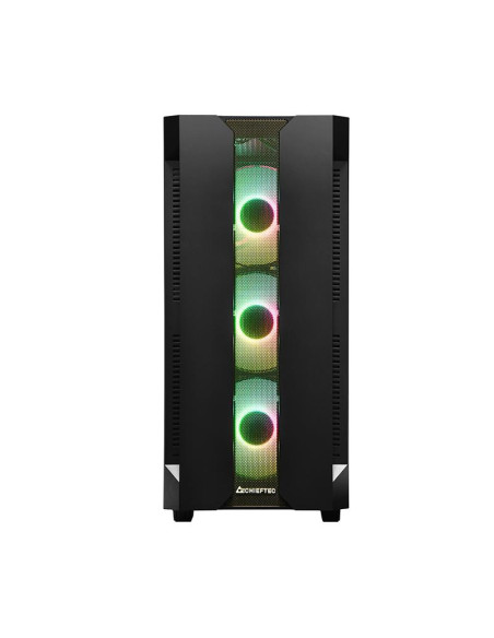 Case, CHIEFTEC, HUNTER, MidiTower, Not included, ATX, MiniITX, Colour Black, GS-01B-OP
