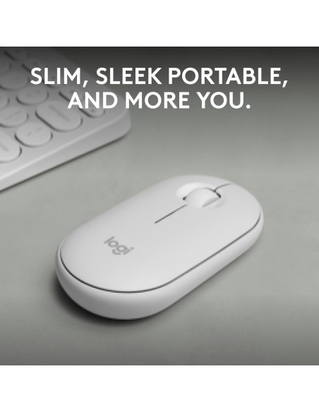 MOUSE USB OPTICAL WRL M350S/WHITE 910-007013 LOGITECH