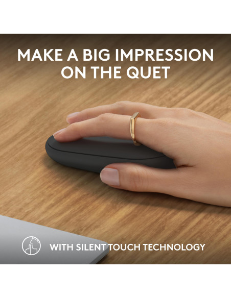 MOUSE USB OPTICAL WRL M350S/BLACK 910-007015 LOGITECH