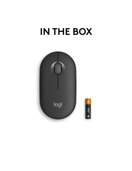 MOUSE USB OPTICAL WRL M350S/BLACK 910-007015 LOGITECH