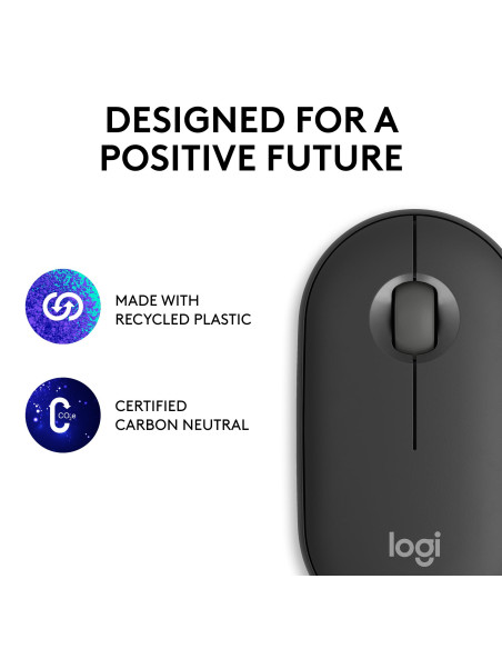 MOUSE USB OPTICAL WRL M350S/BLACK 910-007015 LOGITECH