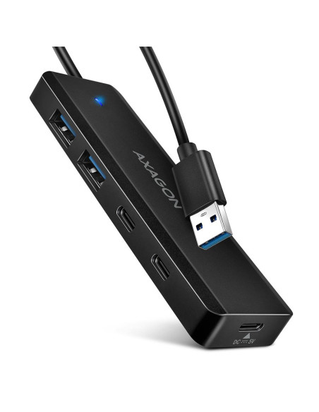 I/O HUB USB TRAVEL/0.19M HUE-C2A AXAGON
